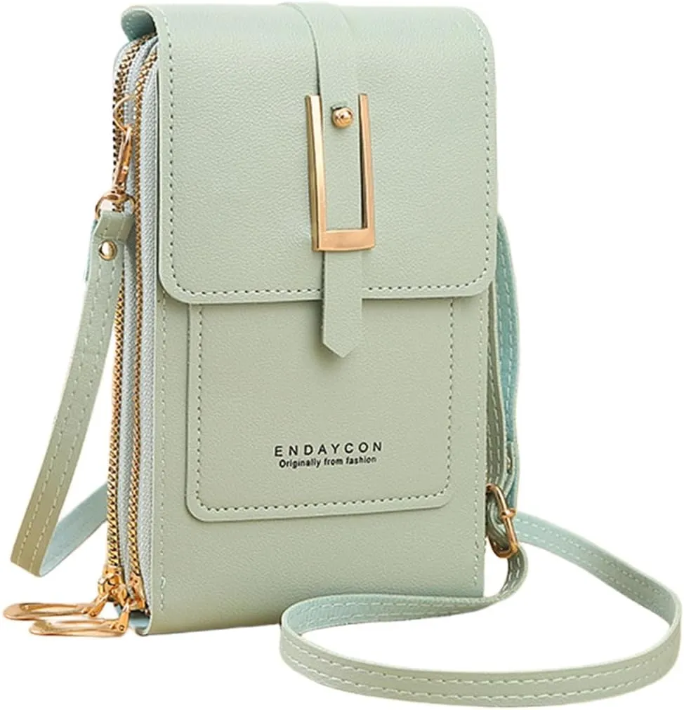 Crossbody Bags for Women, Small Touchscreen Purse, Trendy Shoulder Wallet with Card Slots