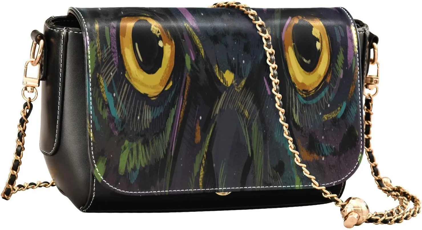 Crossbody Bags for Women Trendy Women's Black Shoulder Bag Small PU Leather Flap Cross Body Bag Handbags