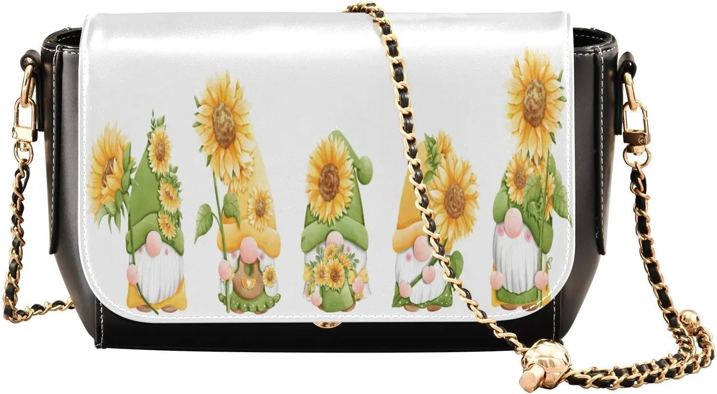Crossbody Bags for Women Trendy Women's Black Shoulder Bag Small PU Leather Flap Cross Body Bag Handbags