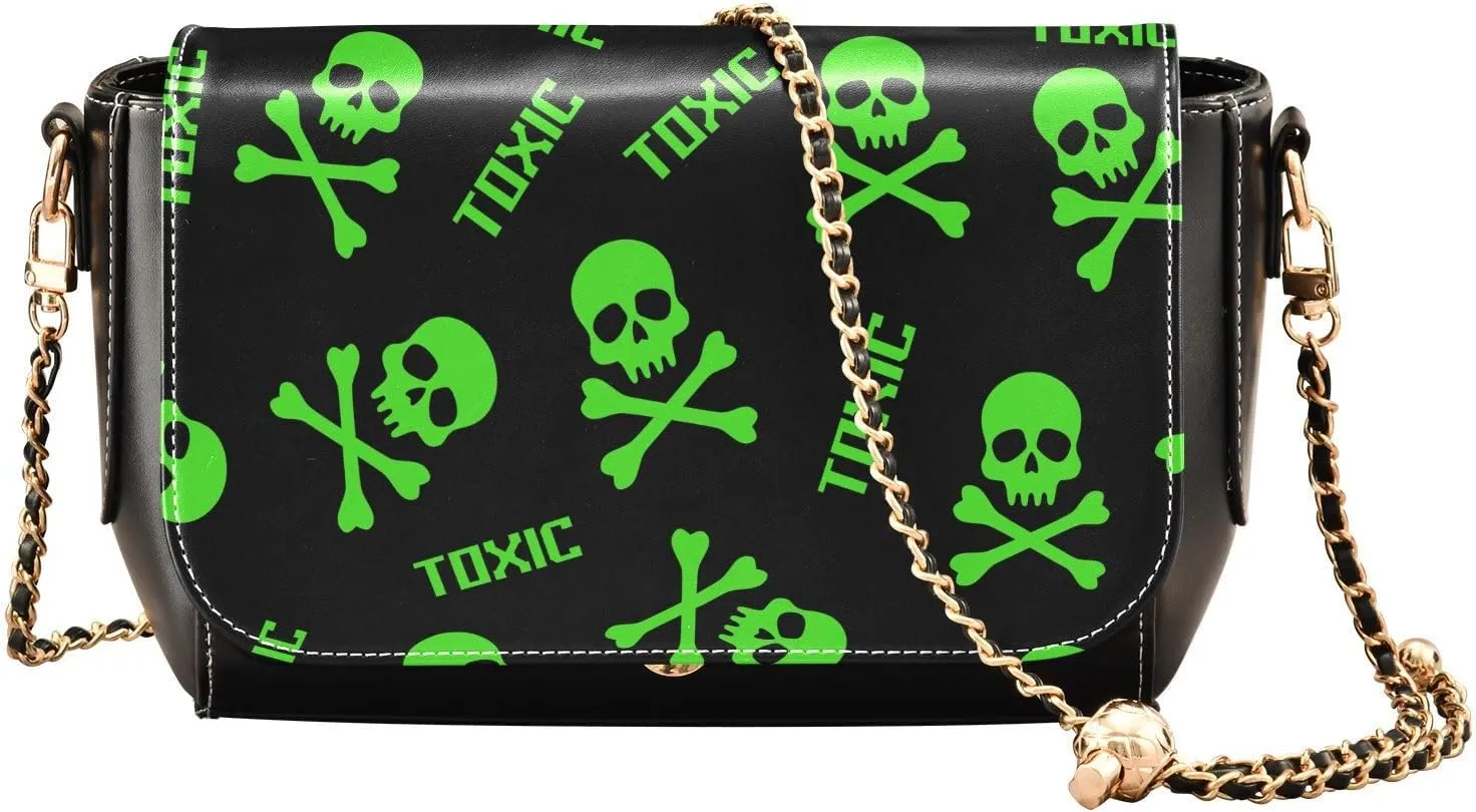 Crossbody Bags for Women Trendy Women's Black Shoulder Bag Small PU Leather Flap Cross Body Bag Handbags