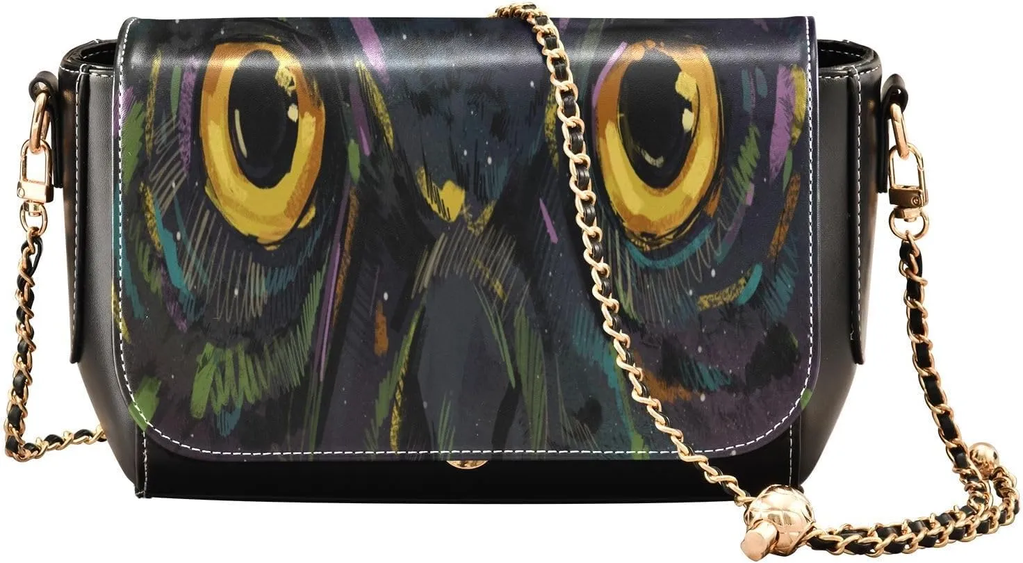 Crossbody Bags for Women Trendy Women's Black Shoulder Bag Small PU Leather Flap Cross Body Bag Handbags