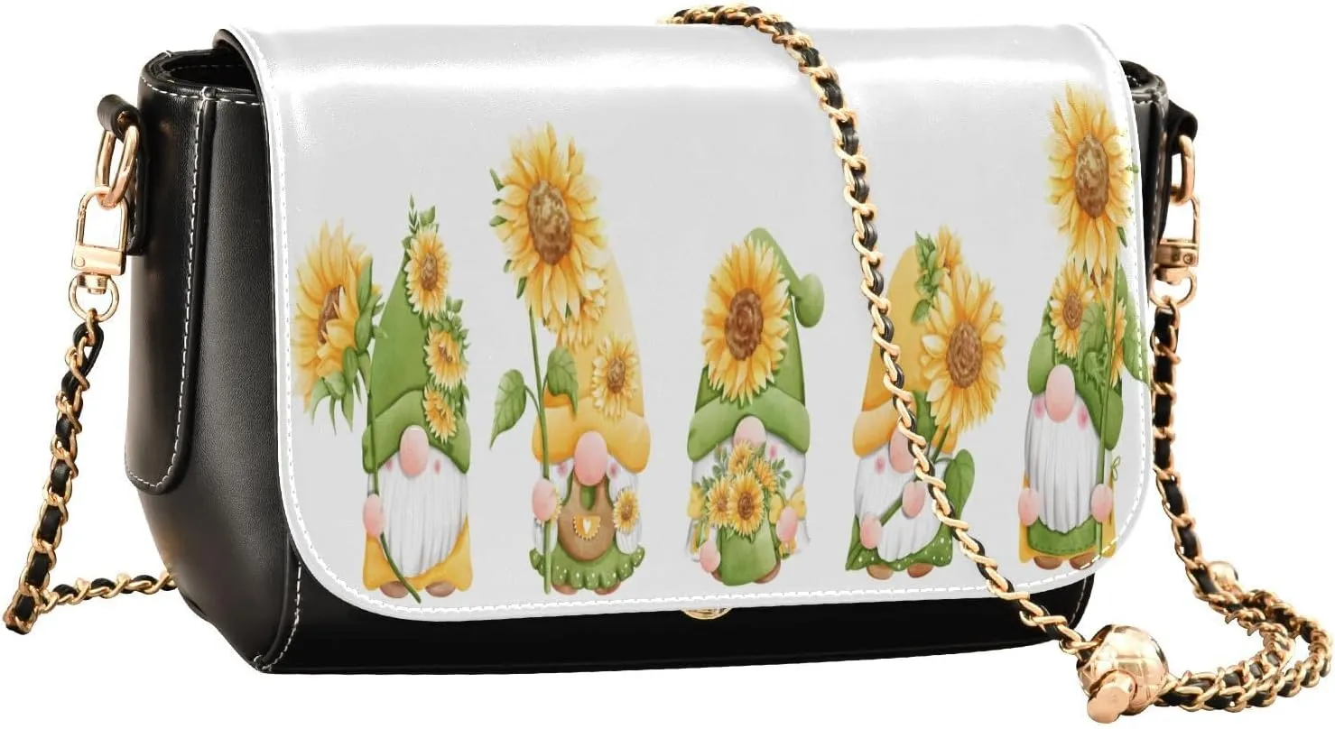 Crossbody Bags for Women Trendy Women's Black Shoulder Bag Small PU Leather Flap Cross Body Bag Handbags
