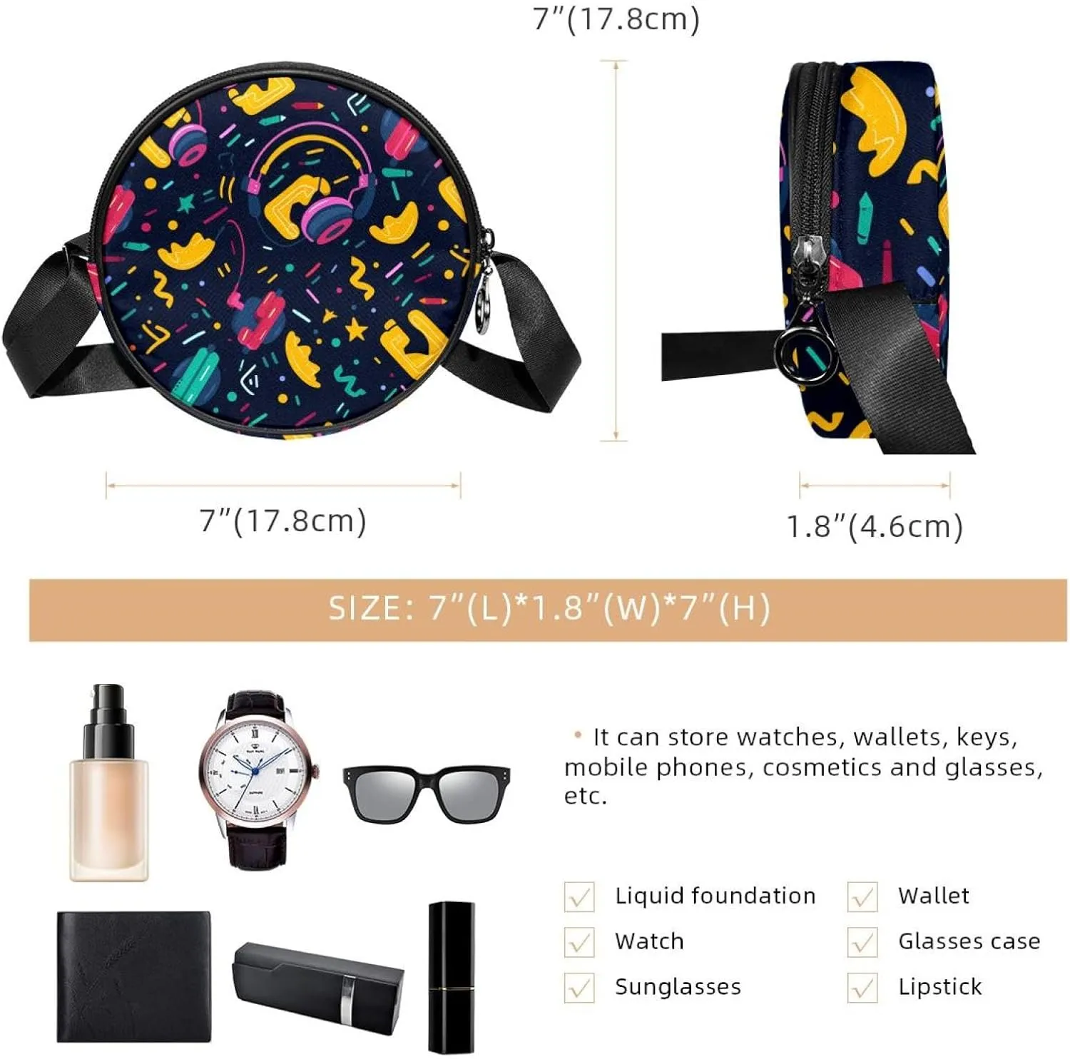 Crossbody Bags for Women,Crossbody Bag Men,Small Sling Bag,Crossbody Purse