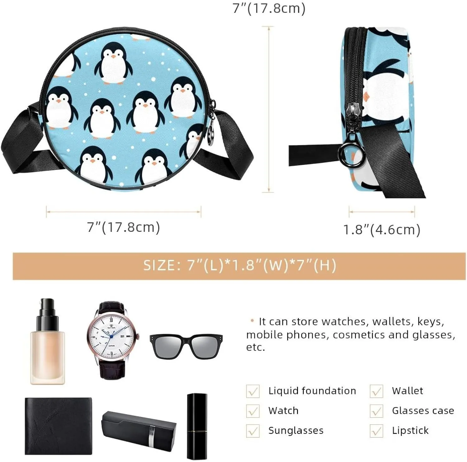 Crossbody Bags for Women,Crossbody Bag Men,Small Sling Bag,Crossbody Purse