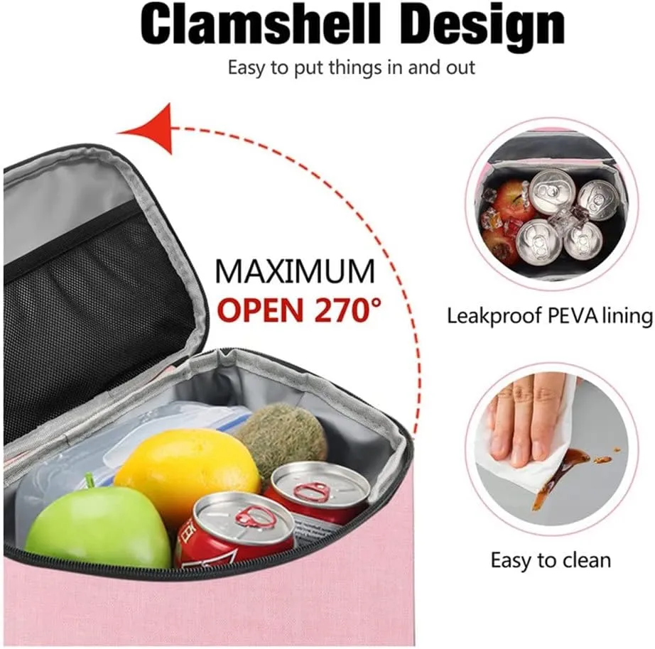 CSCDD Lunch Bag Insulation Fresh Fruit Beverage Cooler Bag Oxford Cloth Portable Shoulder Picnic Ice Bag