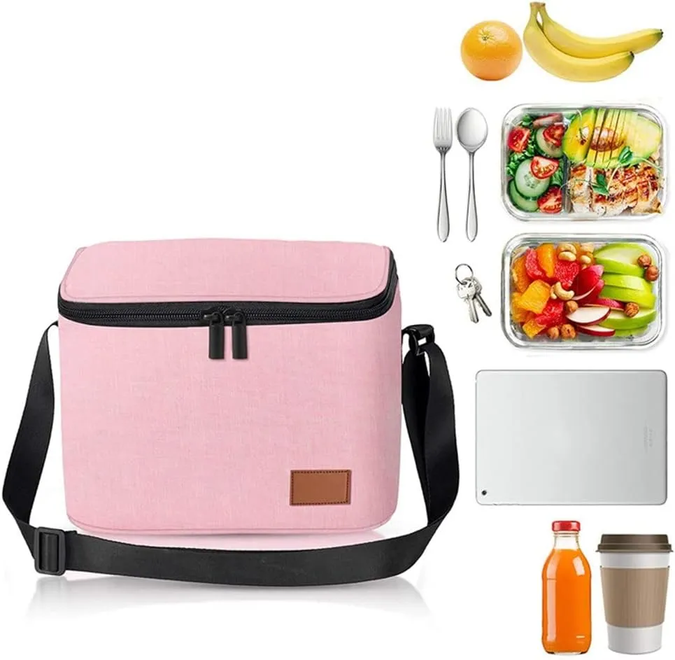 CSCDD Lunch Bag Insulation Fresh Fruit Beverage Cooler Bag Oxford Cloth Portable Shoulder Picnic Ice Bag