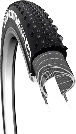 CST Fringe Bicycle Tire - 20'x2.80, Wire, Clincher, Single, 60TPI - Black - TB00090600