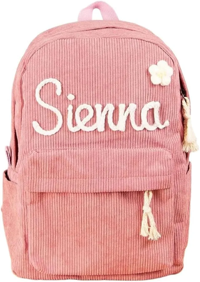 Custom Backpack,Custom School Bag,Personalised Backpack for School with Name Embroidery for Girls & Boys (40x28x12cm)