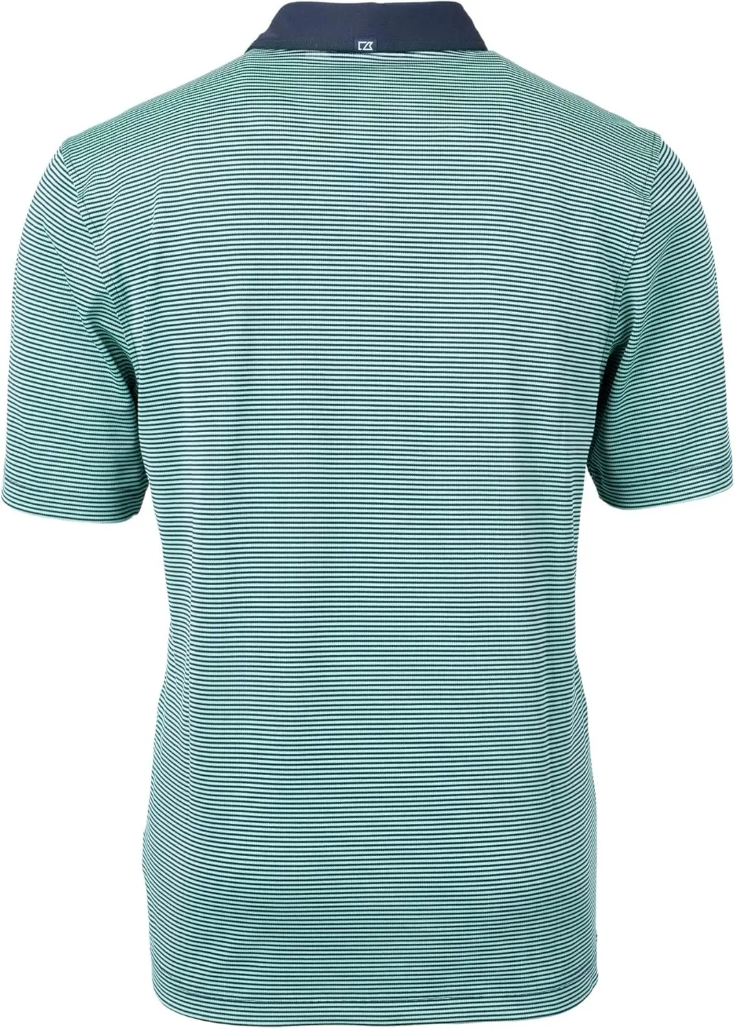 Cutter & Buck Virtue Eco Pique Micro Stripe Recycled Mens Polo