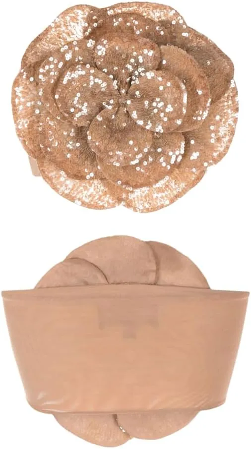 Cynthia Rowley Sequin Flower Bandeau