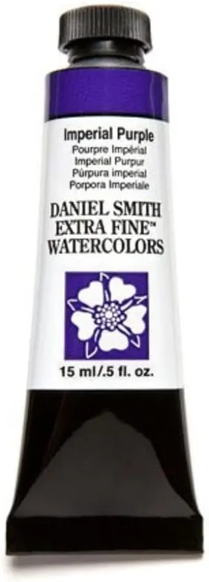 Daniel Smith Extra Fine Watercolor 15ml Paint Tube, Imperial Purple (284600174), 0.5 Fl Oz (Pack of 1)
