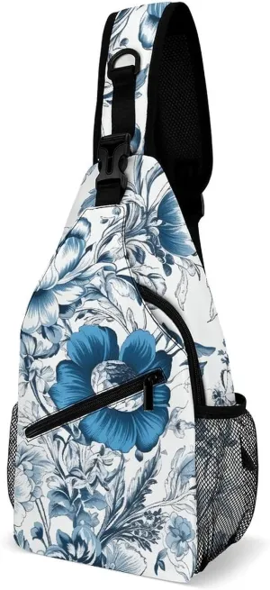 Dark And Light Colors Sling Bag Lightweight Crossbody Chest Pack Travel Shoulder Bag with Adjustable Strap