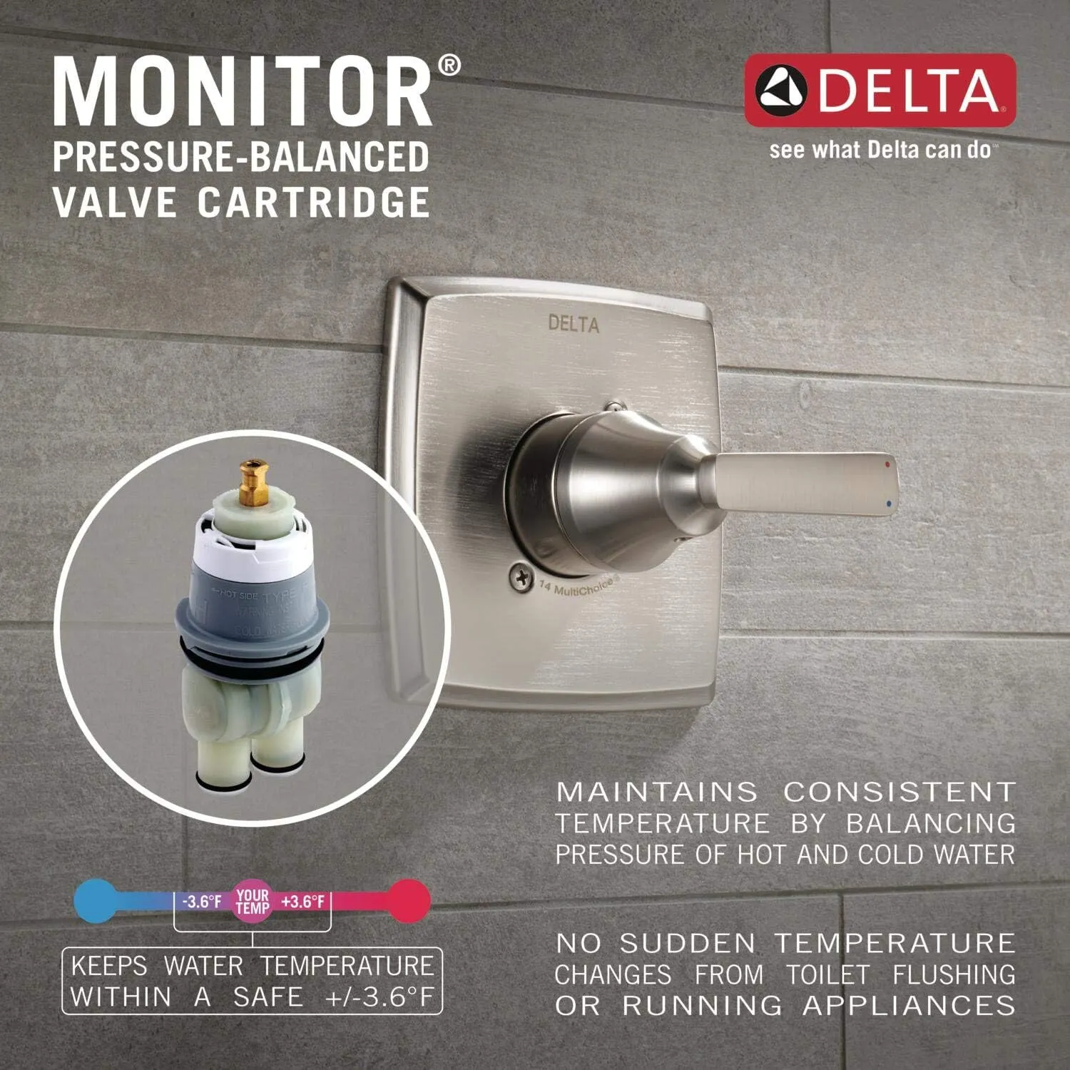 Delta BT14496-OB Windemere Function Tub Trim Kit with Single-Spray Head Shower Faucet, Without Rough, Oil Rubbed Bronze