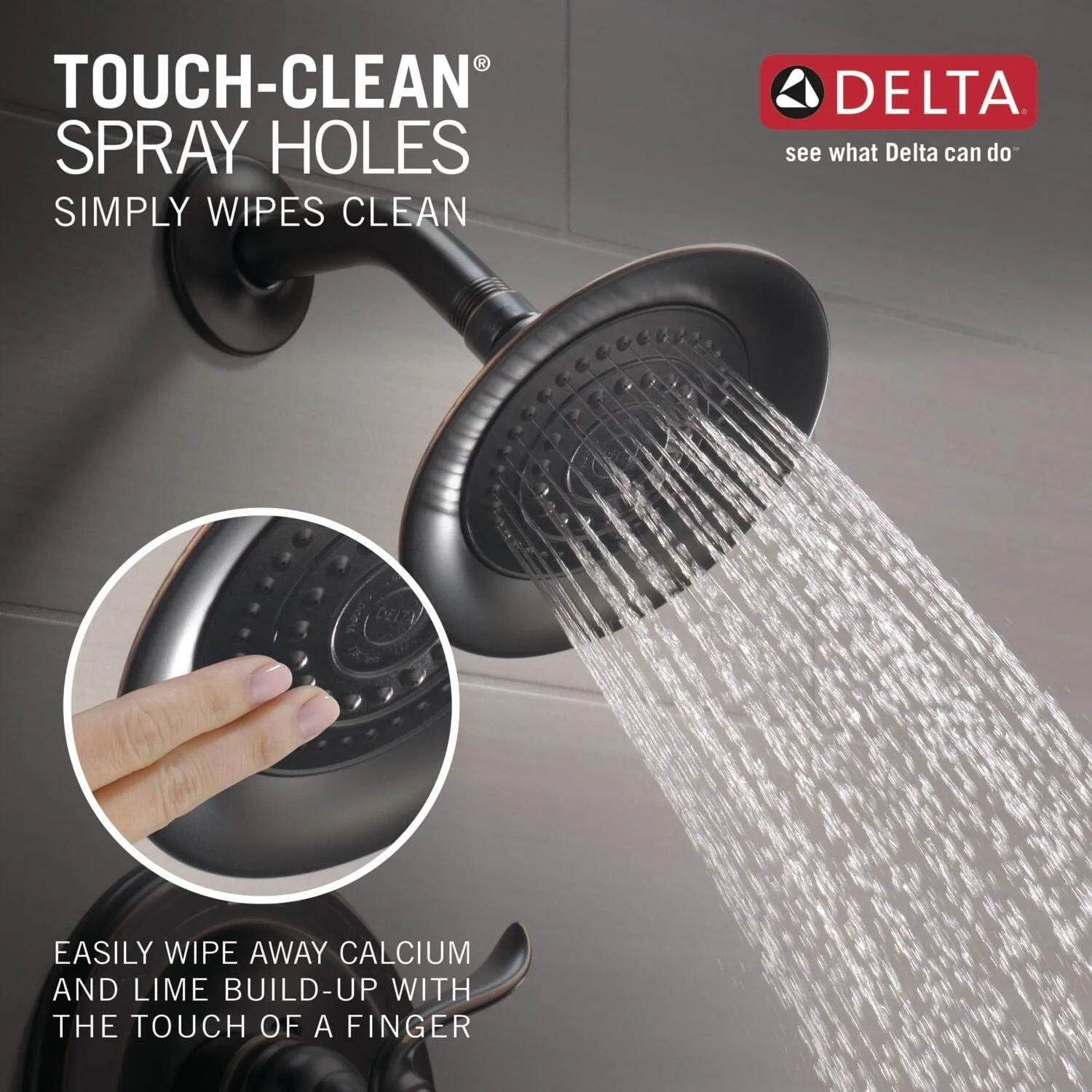 Delta BT14496-OB Windemere Function Tub Trim Kit with Single-Spray Head Shower Faucet, Without Rough, Oil Rubbed Bronze