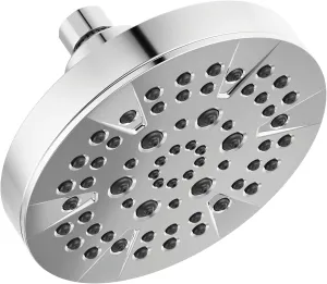 DELTA FAUCET -faucet 5-Spray Chrome Shower Head, Shower Head Chrome, Showerheads, 1.75 GPM Flow Rate, Chrome 52535