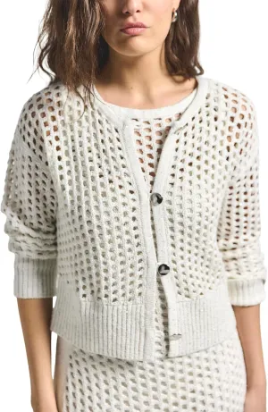 Derek Lam 10 Crosby Women's Syvie Crochet Sequin Cardigan