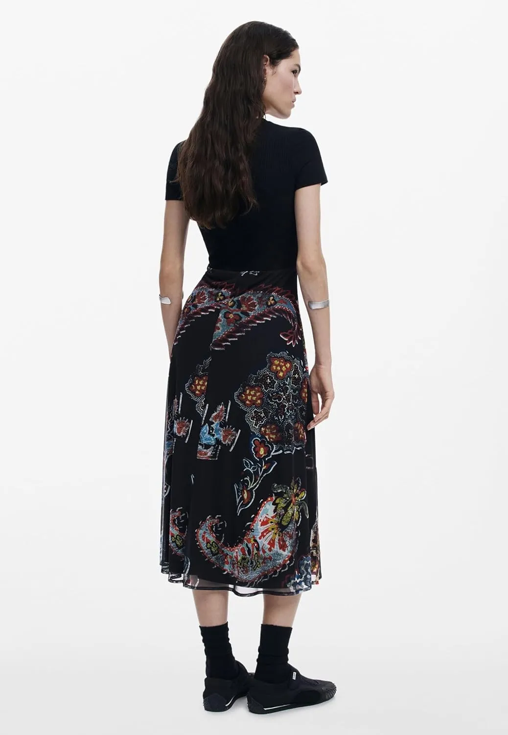 Desigual Women's Vest_Paisley Mesh_Lacroix