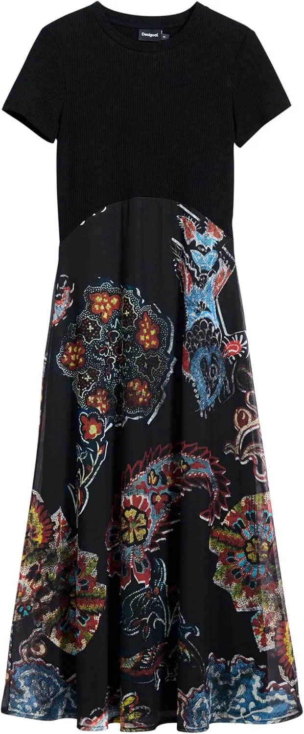 Desigual Women's Vest_Paisley Mesh_Lacroix