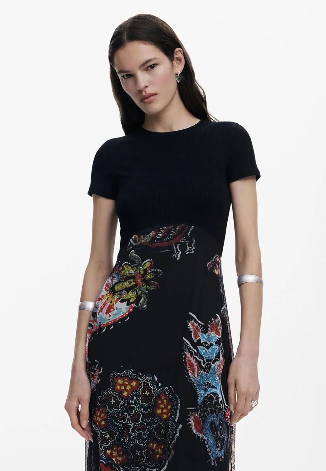 Desigual Women's Vest_Paisley Mesh_Lacroix