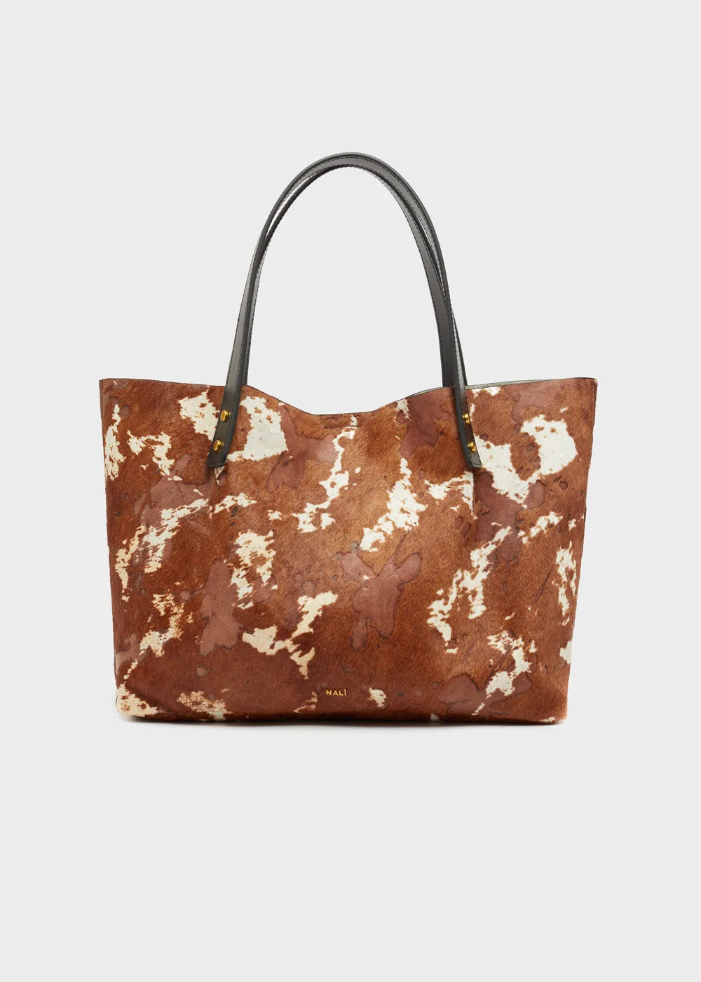 DESIRE TOTE BAG IN REAL LEATHER COW