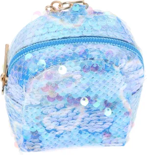 Didiseaon Coin Bag for Girls Sequin Purse Keychain Small Coin Holder Pouch Wallet