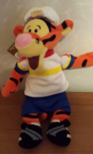 Disney Bean Bag Tigger Cycling 9"