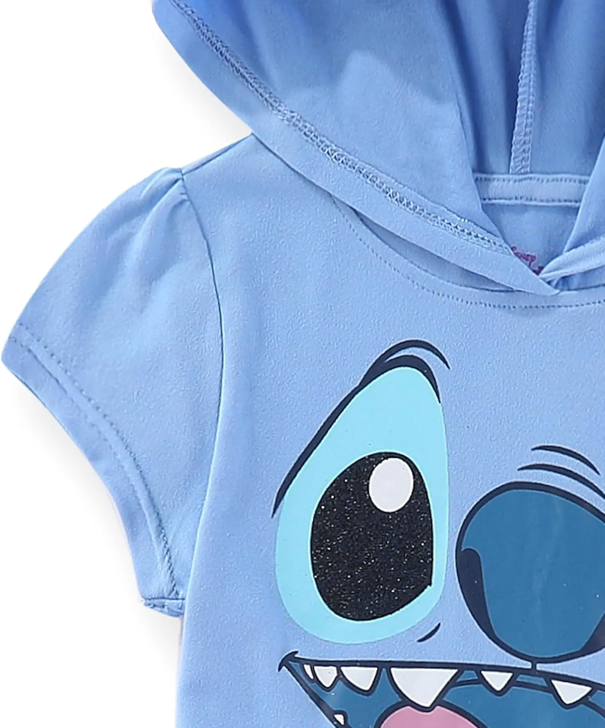 Disney Lilo & Stitch Girls Cosplay Hooded with Ears Tulle Dress for Big Kids