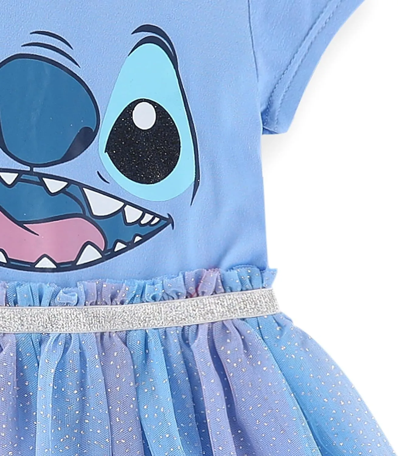 Disney Lilo & Stitch Girls Cosplay Hooded with Ears Tulle Dress for Big Kids