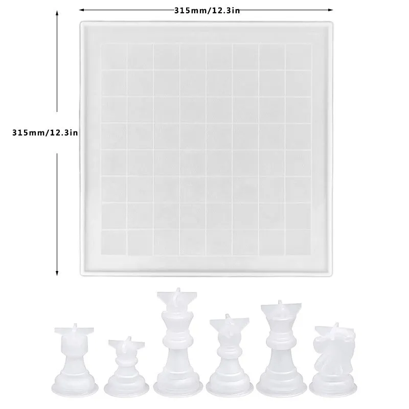 Diy Glue Mold Three-dimensional Chess Silicone Mold