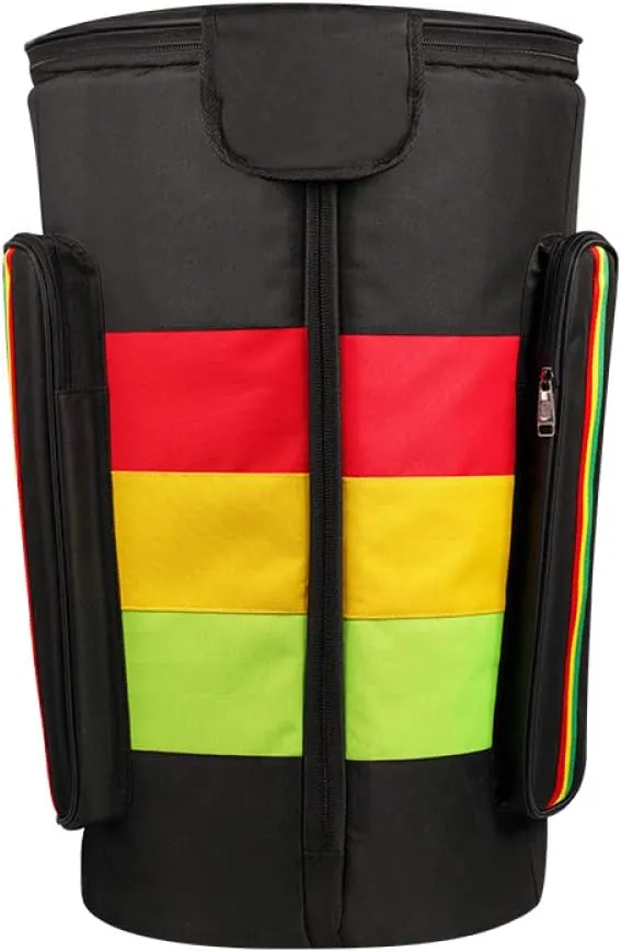 Djembe Drum Bag Portable Waterproof Black Shoulder African Drum Carry Bag Backpack Suitable for 13 Inch Drum