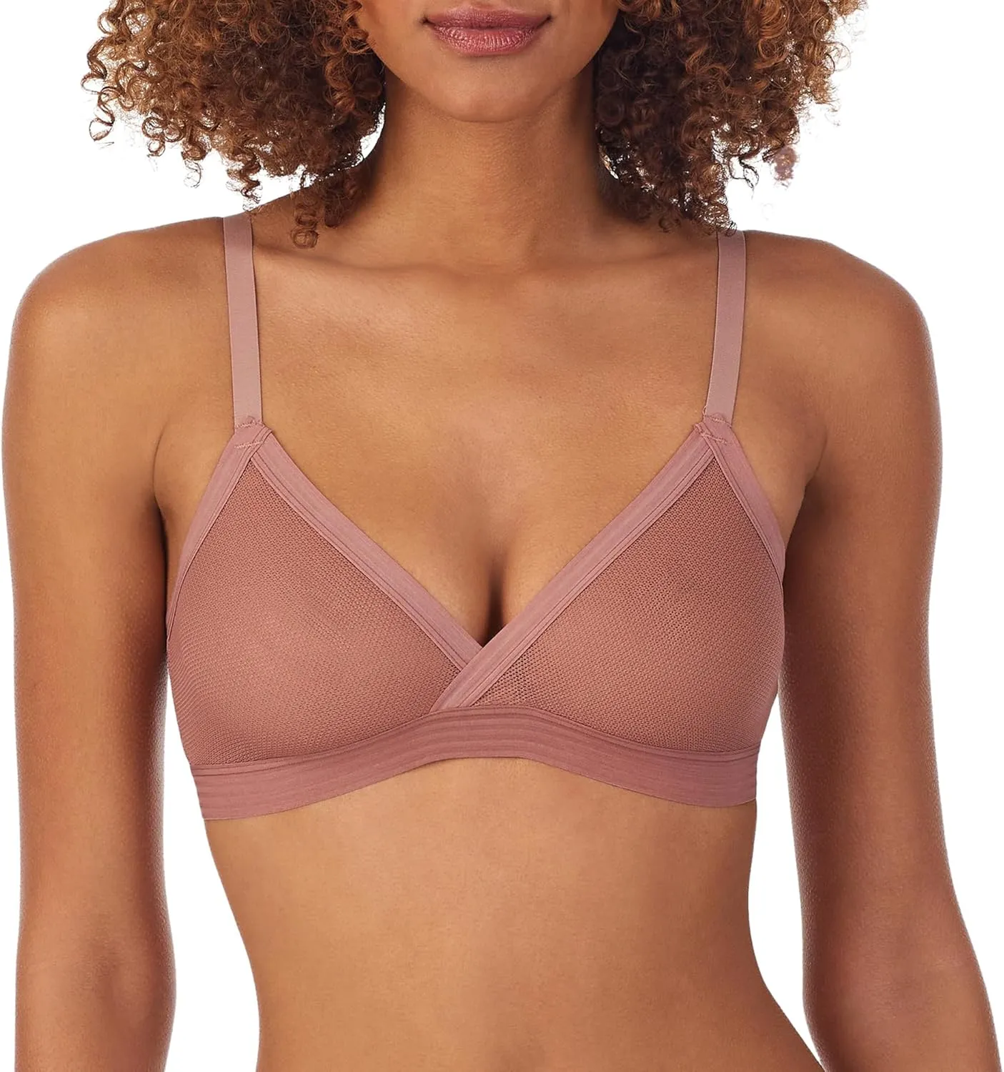 DKNY Women's Sheer Stripe Bralette