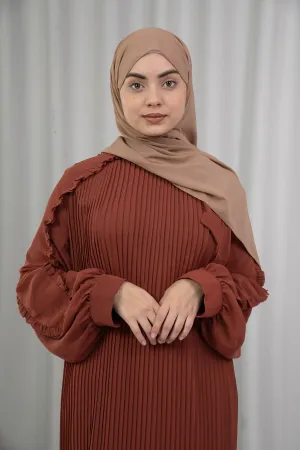 Dmn pleat cambridge brown