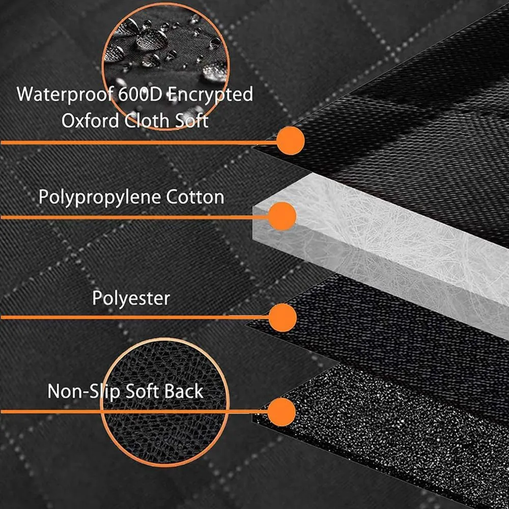 Dog Car Seat Cover for Mazda Biante 2008-2018, Back Seat Extender for Dogs Waterproof Scratch Proof Seat Cover Protector Dog Hammock Easy to Use and Clean,B