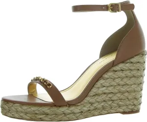 Donna Karan Womens Yulissa Ankle Strap Open Toe Wedge Sandals