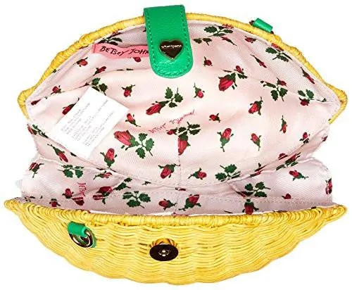DonT Be Tarty Straw Lemon Crossbody, Lemon