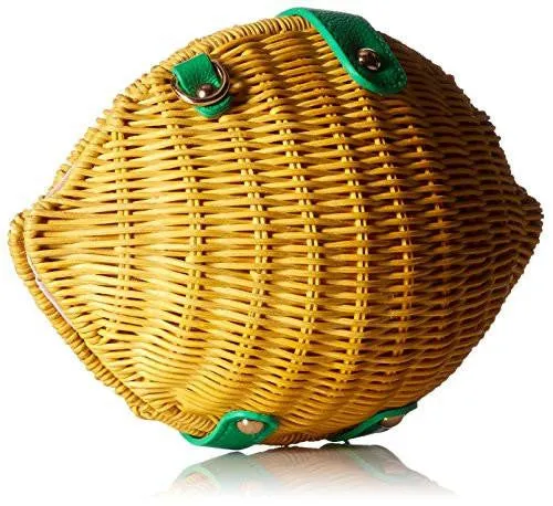 DonT Be Tarty Straw Lemon Crossbody, Lemon