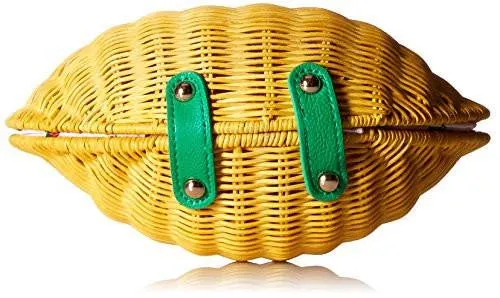 DonT Be Tarty Straw Lemon Crossbody, Lemon