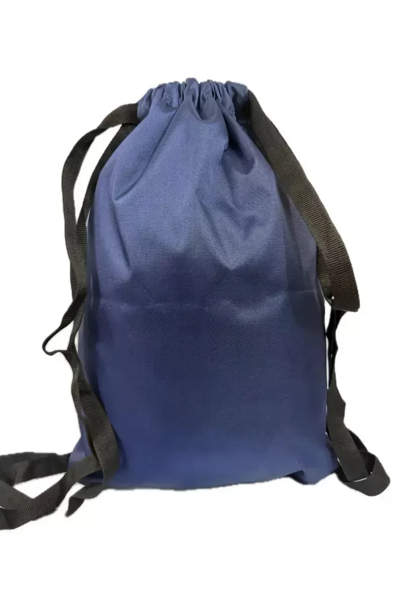 Double Shoulder Travel Drawstring Backpack for Unisex - Blue