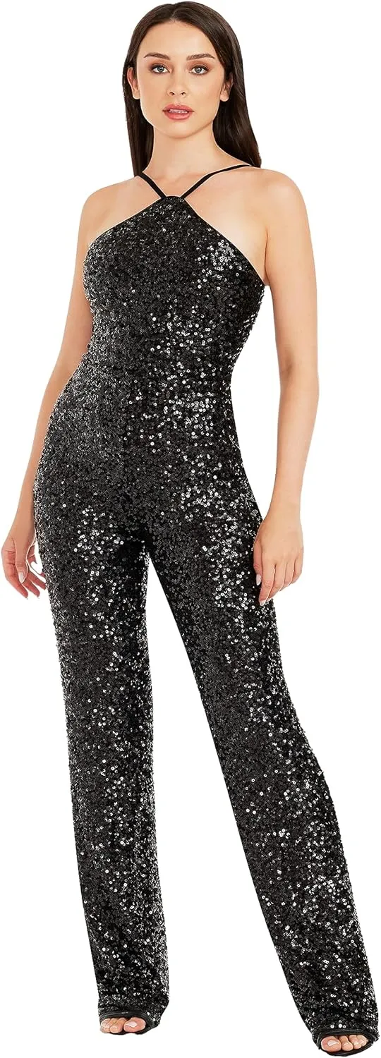 Dress the Population Womens Darian Jumpsuit