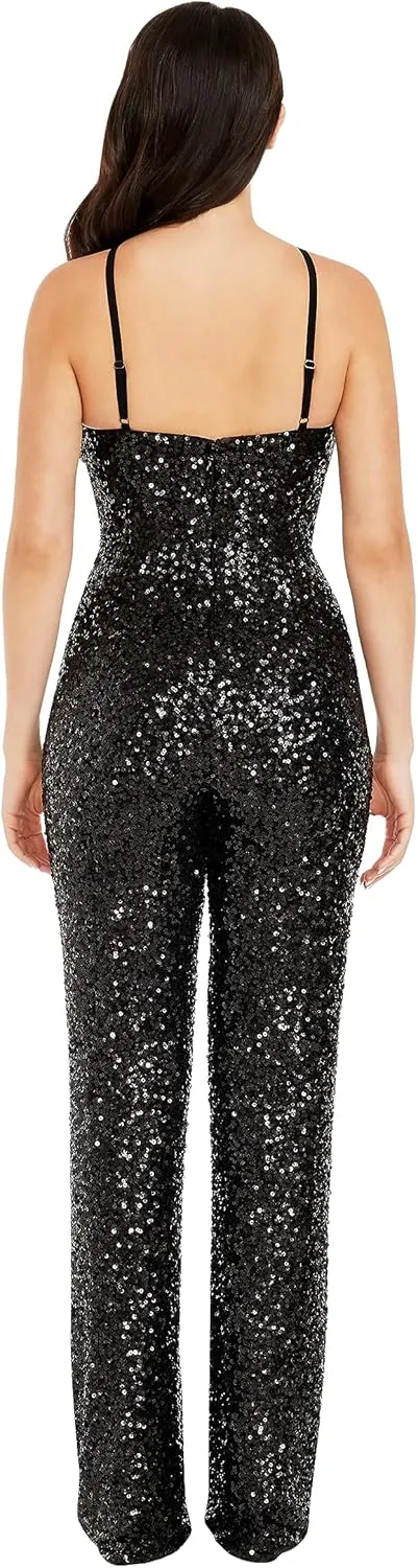 Dress the Population Womens Darian Jumpsuit