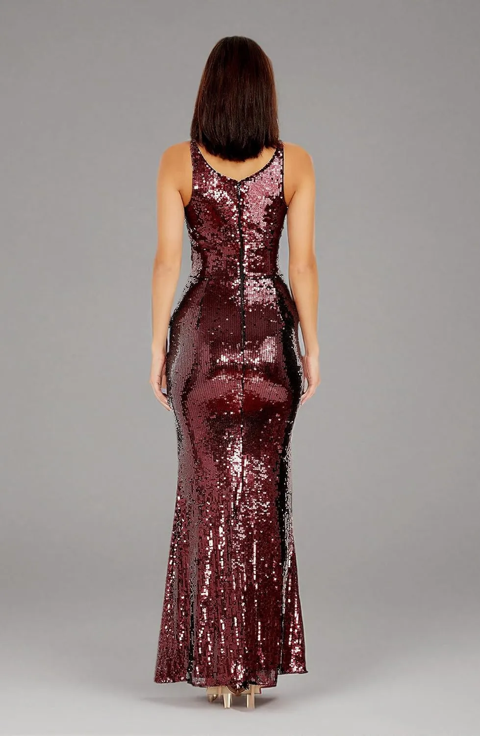 Dress the Population Women's Iris Bodycon Maxi Dress
