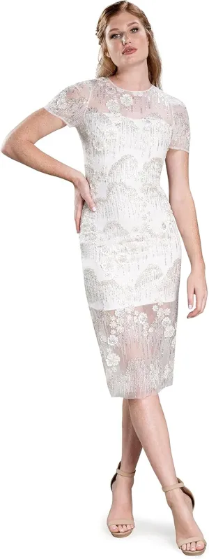 Dress the Population Women's Lia Bodycon Midi Dress