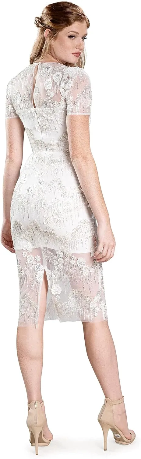 Dress the Population Women's Lia Bodycon Midi Dress