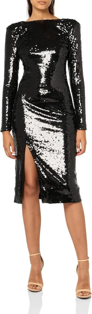 Dress the Population Women's Natalie Bodycon Midi Dress