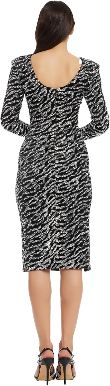 Dress the Population Women's Natalie Bodycon Midi Dress