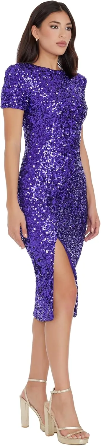 Dress the Population Women's Natasha Bodycon Midi Dress