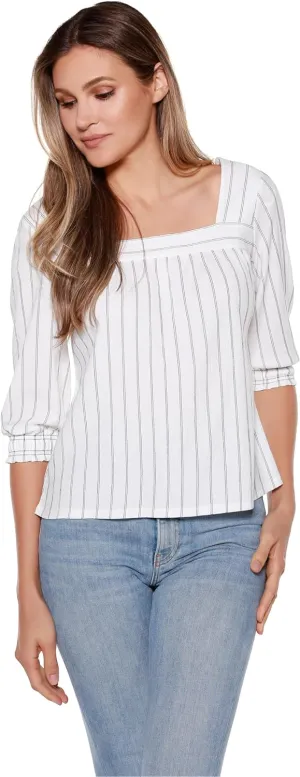 Dressy 3/4 Sleeve Top for Women Relaxed Fit Tops for Women Trendy