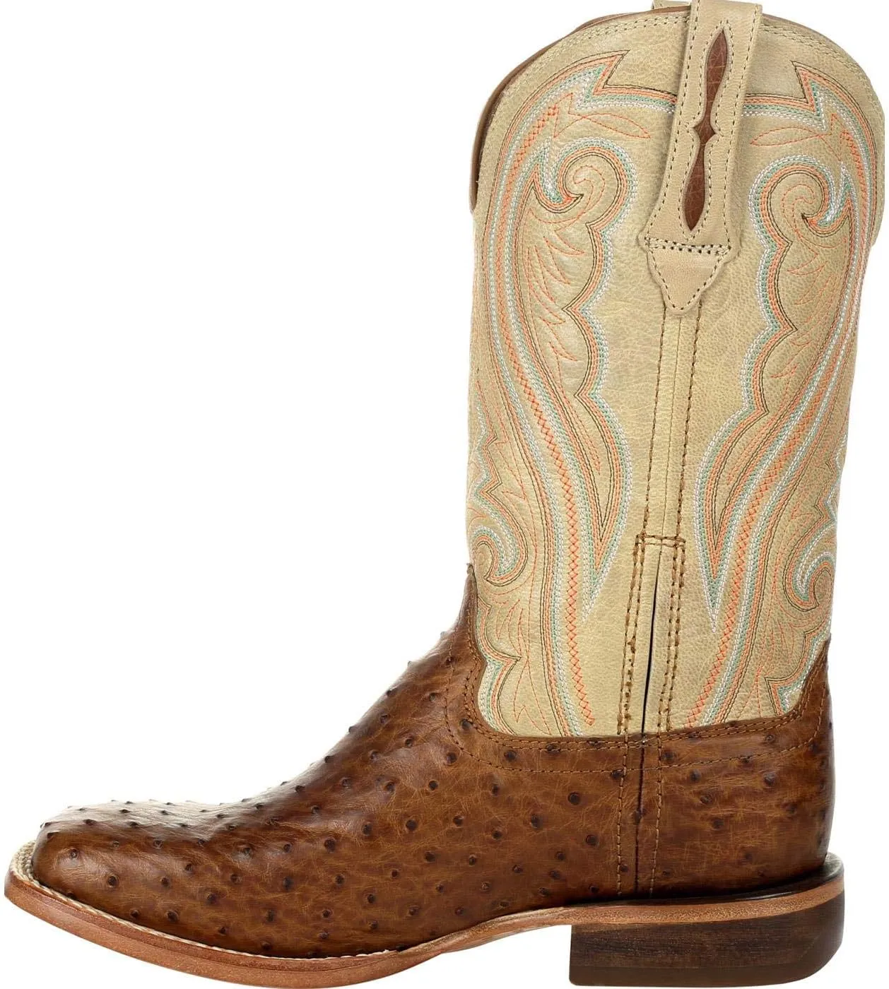 Durango® Premium Exotics™ Women's Full-Quill Ostrich Sunset Wheat Western Boot
