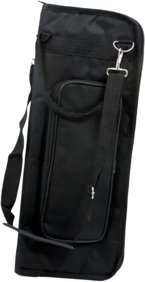 DYNWAVE Drumstick Storage Bag Mallet Holder Lightweight Large Capacity Drumstick Organizer Shoulder Bag for Stage Travel Performance