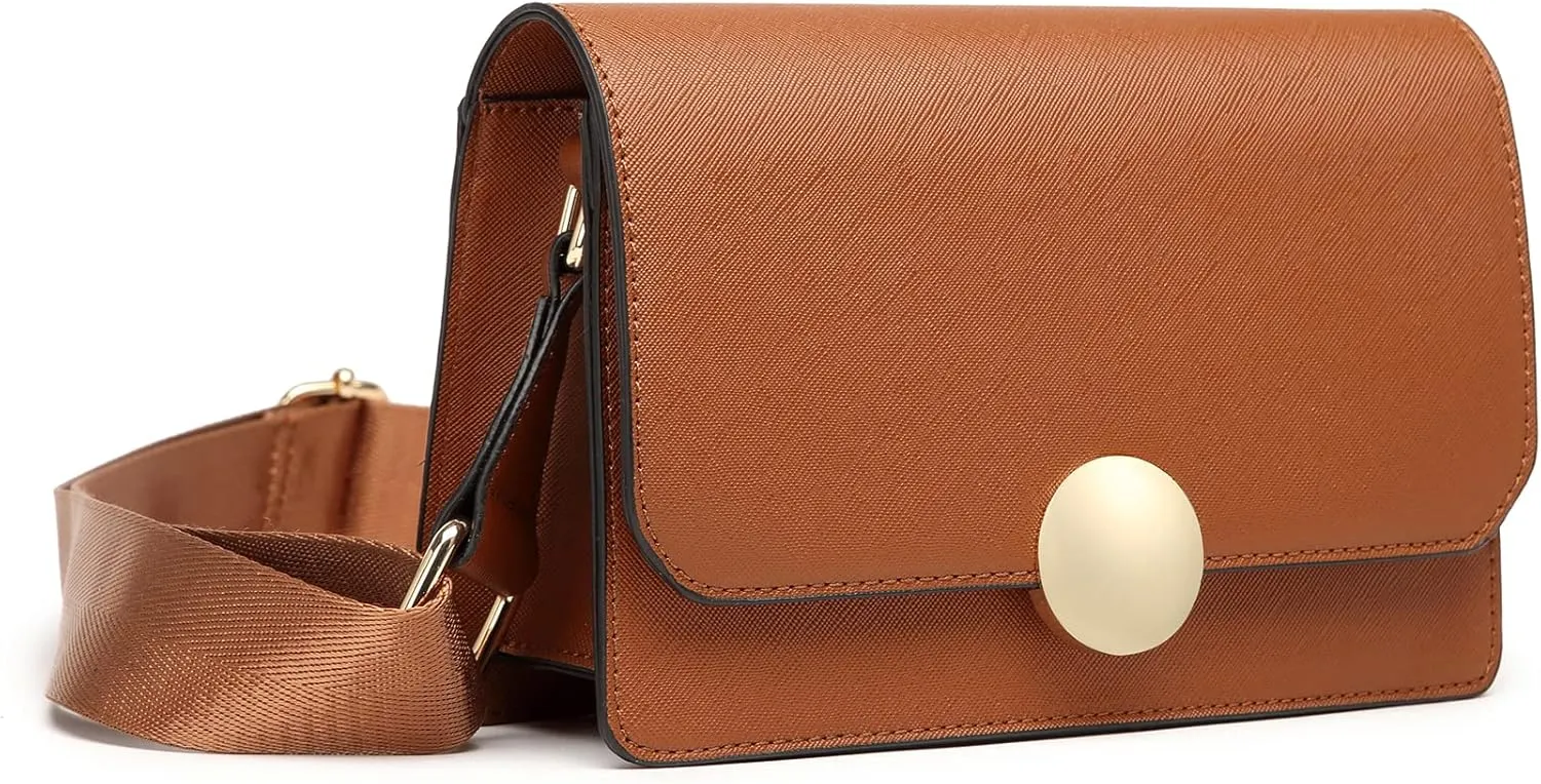 E Small Crossbody Bags for Women Trendy Flap Crossbody Purse